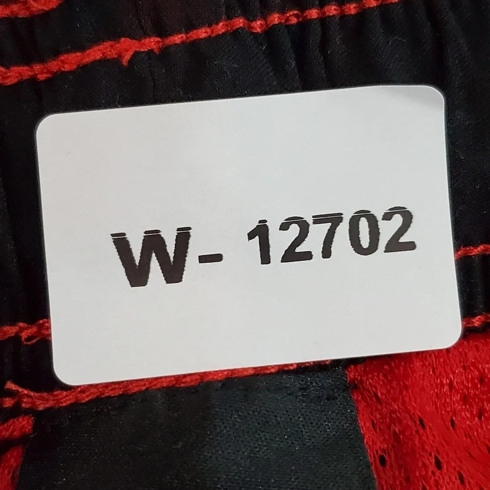 Nike Men Swimwear XXL Red Swim Trunks Logo Swoosh Embroidered